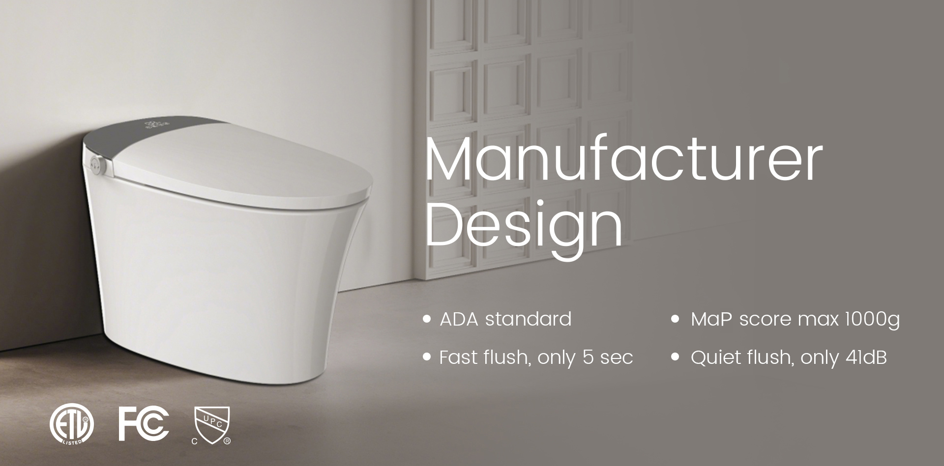 smart toilet manufacturer